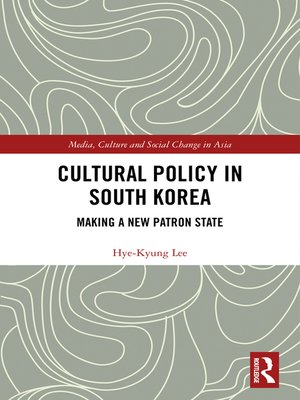 cover image of Cultural Policy in South Korea
